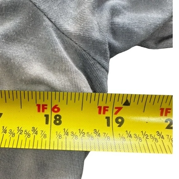 American Eagle Soft Sexy Tie Dye Bell Sleeve Crossover Top Blue Gray - Picture 10 of 14